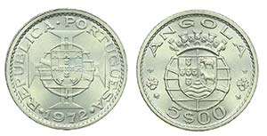 Angola - 5$00 1972                           ... 