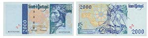 Paper Money - Portugal - 2000$00 ch. 2 1997  ... 