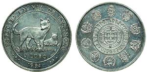 Portugal - Republic - 1000$00 1994, Wolf     ... 