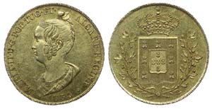 Portugal - D. Maria II - Peça 1834          ... 
