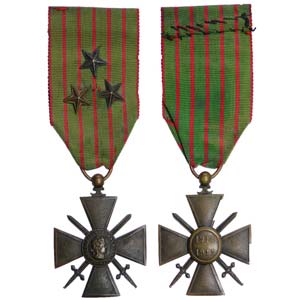 Medal - France - Cruz de Guerra 1914-1915    ... 