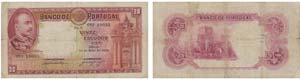 Paper Money - Portugal 20$00 ch. 5 1938      ... 