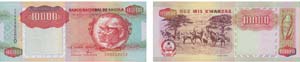 Paper Money - Angola 10.000 Kwanzas 1991, ... 