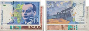 Paper Money - France 2 expl. 50, 100 Francs ... 