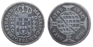 Brazil - D. Maria I - 160 Réis 1790         ... 