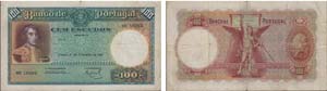 Paper Money - Portugal - 100$00 ch. 5 1935   ... 