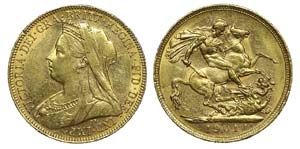 Australia - Sovereign 1901 M                 ... 