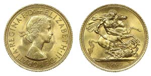 Great Britain - Sovereign 1963               ... 