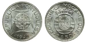 Mozambique - 2$50 1942                       ... 