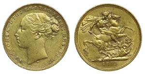 Australia - Sovereign 1873 M                 ... 