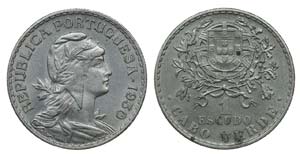 Cape Verde - 1$00 1930                       ... 