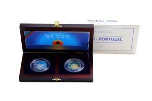 Portugal - Republic - 2 moedas 500$00 1999   ... 