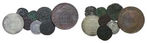 D. Sancho II to D. Maria II - 8 coins ... 