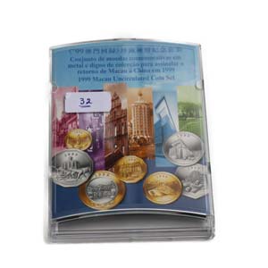 Macau - 7 coins 10, 20, 50 Avos, 1, 2, 5, 10 ... 