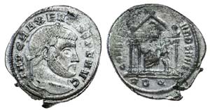 Roman Empire - Maxentius - Follis nd         ... 