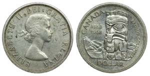 Canada - Dollar 1958                         ... 