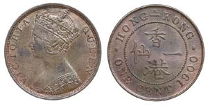 Hong Kong - Cent 1900 H                      ... 