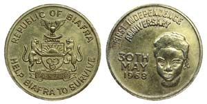 Biafra - Medal nd (1968)                     ... 