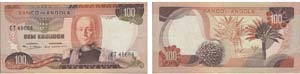 Paper Money - Angola 100$00 Radar Number     ... 