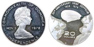 Dominica  - 20 Dollars 1978 nd (1978)        ... 