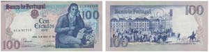 Paper Money - Portugal 100$00 ch. 8 1985 ... 