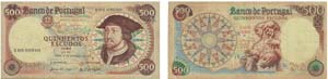 Paper Money - Portugal 500$00 ch. 10 1979 ... 