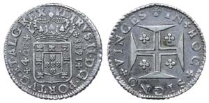 Portugal - D. Pedro II - Cruzado 1688, RARE  ... 