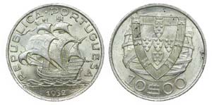 Portugal - Republic - 10$00 1932             ... 