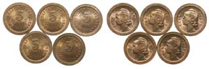 Cape Verde - 5 coins 5 Centavos 1930         ... 