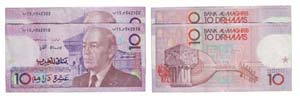 Paper Money - Marrocos 2 expl. 10 Dinars ... 