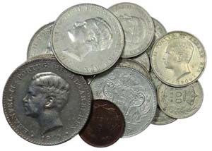 Portugal - D. Manuel II - 14 coins. 5, 100, ... 