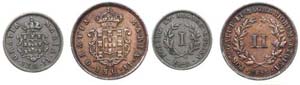 Mozambique - D. Maria II - 2 coins Real, II ... 