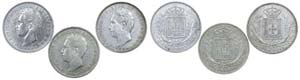 Portugal - D. Luís I - 3 coins 500 Réis ... 