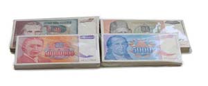 Paper Money - Yugoslavia 4 macetes, 5.000, ... 