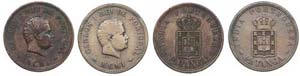 India-Portuguese - D. Carlos I - 2 coins 1/2 ... 