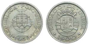 India-Portuguese - 1$00 1958                 ... 