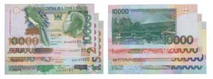 Paper Money - São Tomé e Príncipe 4 expl. ... 