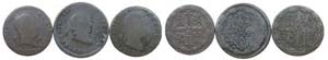 Spain - 3 coins 8 Maravedis 1818-1830        ... 
