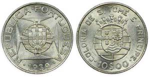 Saint Thomas and Prince - 10$00 1939         ... 