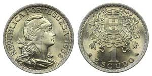 Portugal - Republic - 1$00 1952              ... 