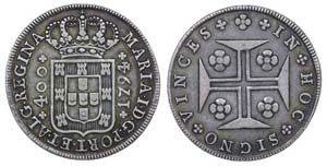 Portugal - D. Maria I - Cruzado 1794, SCARCE ... 