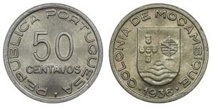 Mozambique - 50 Centavos 1936                ... 