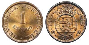 Mozambique - 1$00 1957                       ... 