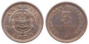 Angola - 5 Centavos 1923                     ... 