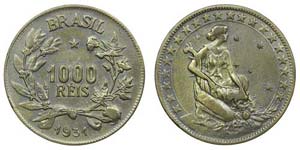 Brazil - 1000 Réis 1931                     ... 