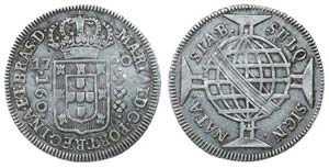 Brazil - D. Maria I - 160 Réis 1790         ... 