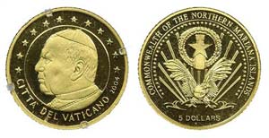 Mariana Islands - 5 Dollars 2004             ... 