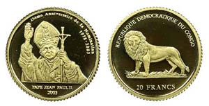 Congo - 20 Francs 2003                       ... 