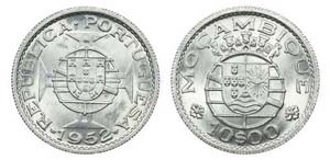 Mozambique - 10$00 1952                      ... 