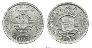 Mozambique - 2$50 1953                       ... 
